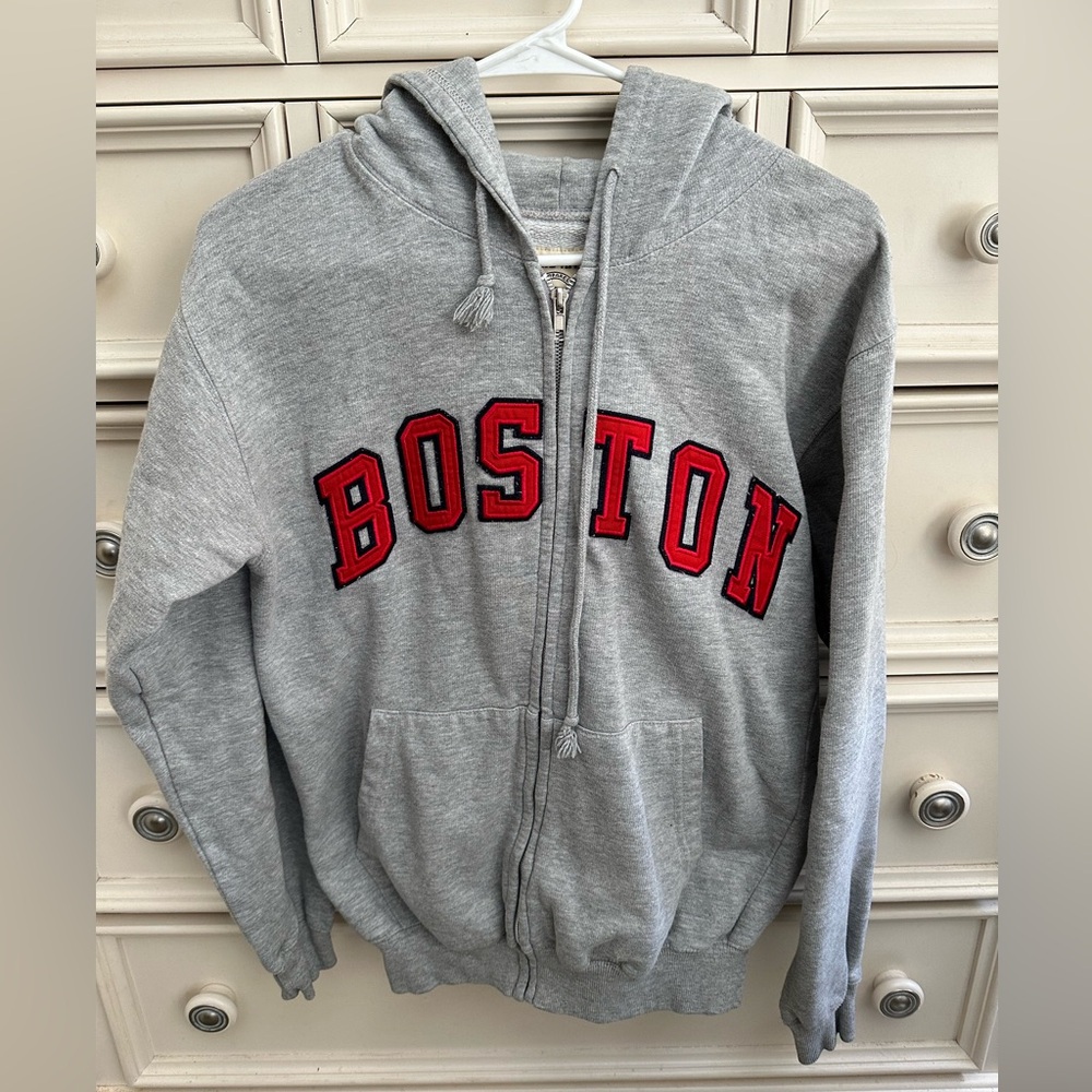 boston zip up hoodie